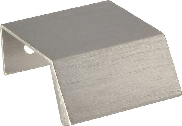 Furnipart Griffleiste Bench La in Silber, Aluminium und Edelstahl, matt gebürstet, Breite: 40 mm, Höhe: 20 mm - Bild 1