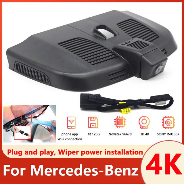 CARBAOHUI Dash Cam Action Camera für Mercedes-Benz V-Klasse V200 V260 Vito W447 in Schwarz - Bild 1