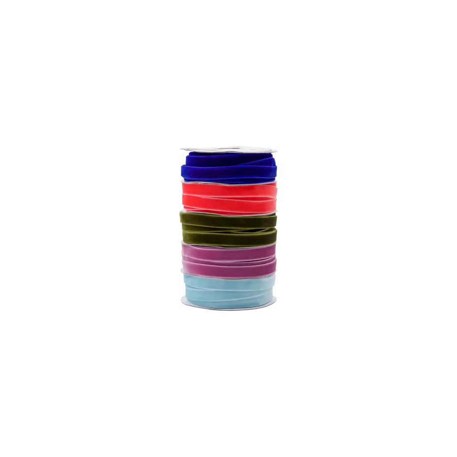 House Doctor Samtband aus Nylon in Blau, Grün, Lila und Multicolour - Bild 1