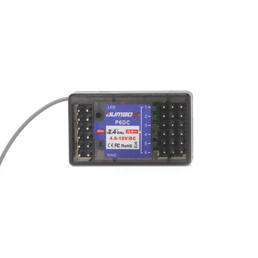 DUMBORC P6DC P6DC(G) 6 Kanäle 2,4 GHz Gyro Empfänger Lichtsteuerung, Zubehör - Bild 2