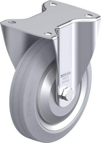 Blickle Bockrolle B-V 182R-SG-FA in Grau mit 180 mm Rad-Durchmesser und 170 kg Tragfähigkeit - Bild 1