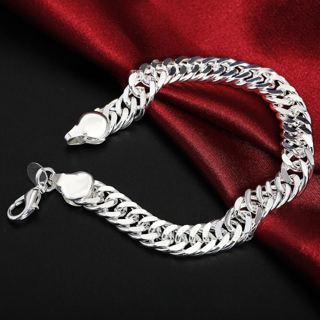 SAY Armband 925 Silber, 10 mm, Unisex - Bild 1
