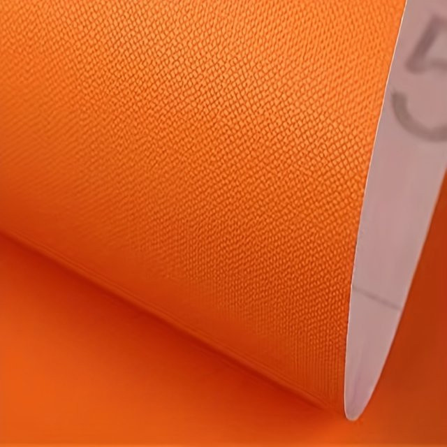 Selbstklebende Kontaktfolie DZQ wasserdichte Tapete für Möbel in Orange - Bild 1