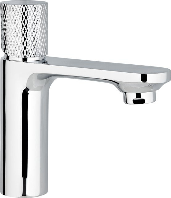 LIVARNO HOME Waschtischarmatur aus Messing in Chrom Silber mit wassersparender Funktion - Bild 1