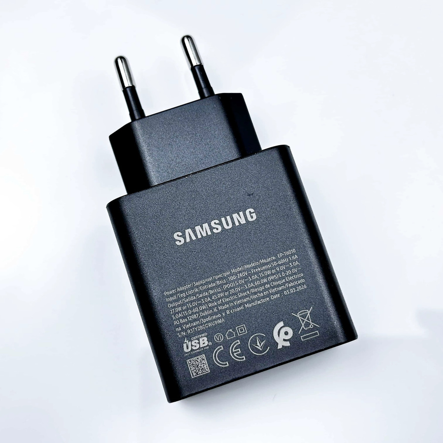 Samsung Original PD Ladegerät 60W in Schwarz für Galaxy S26 S25 S24 S23 S22 S21 S20 Ultra Plus A57 A36 - Bild 3