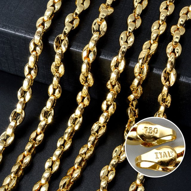 Halskette 750 Gold, Unisex - Bild 1