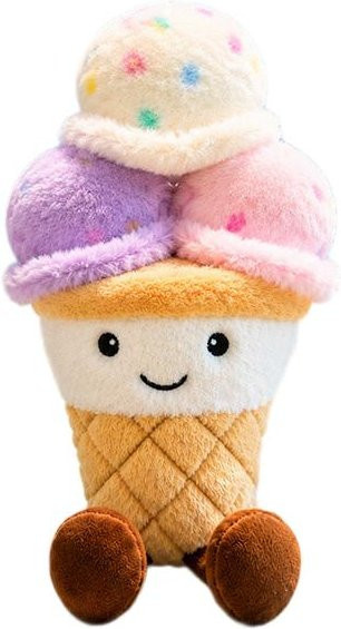 Yiran toy Eiswaffel Plüschtier, Stofftier, ab 14 Jahren, Bunt / Mehrfarbig - Bild 1