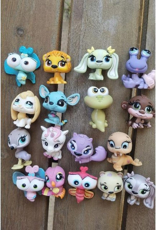 5er Set Tierfiguren von Wucifang Bags in Multicolor, kleine Sammlerfiguren aus PVC für Kinder, Größe: 3-5 cm - Bild 1