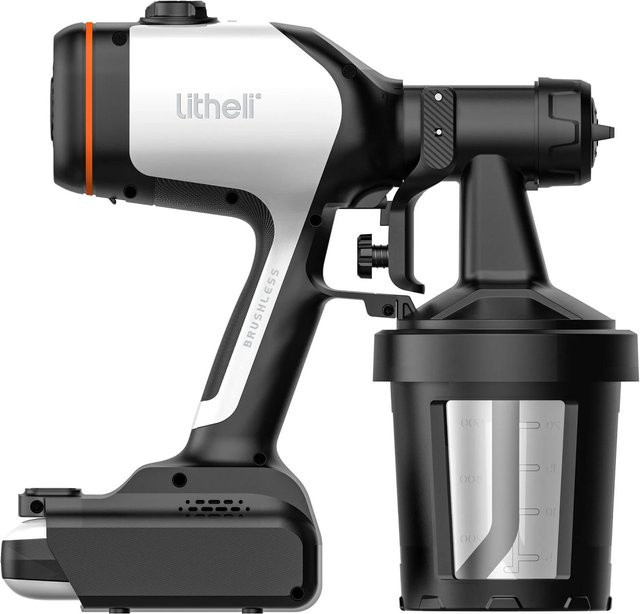 Litheli Akku-Farbsprühgerät U20 ECT010091 Mono 20 V in Schwarz/Silber/Weiß ohne Akku - Bild 1