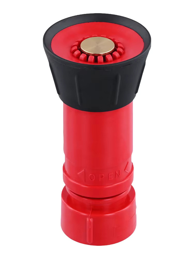DAZZLEEX Feuerwehrschlauchdüse 1 Zoll in Rot für Hochdruckpumpen, Sprinkler und Bewässerung - Bild 4