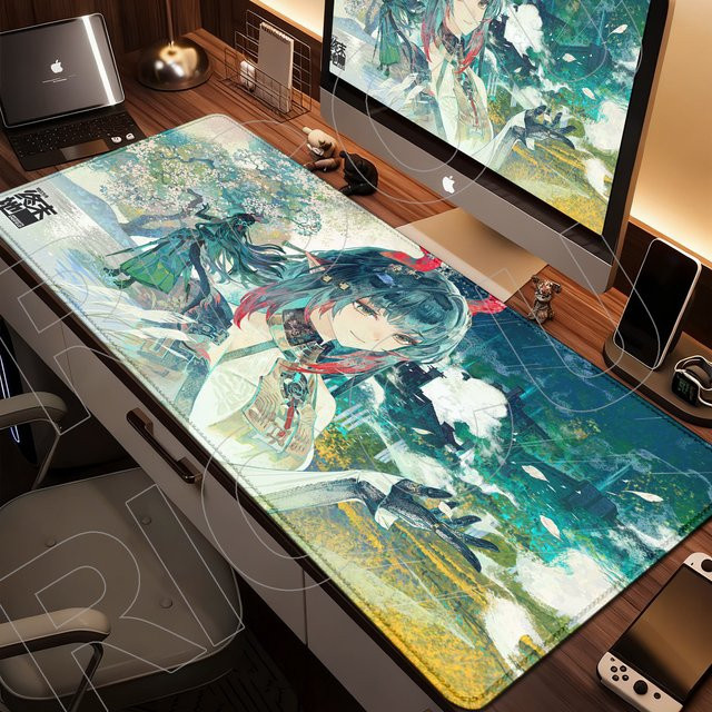 Riccu Arknights Endfield Protect XXL Gaming Mauspad mit HD-Druck in Multicolour - Bild 1