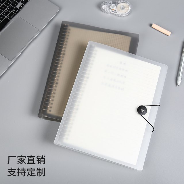 Transparenter Clip-Ordner aus Kunststoff für A4 Dokumente und Notebooks - Bild 1