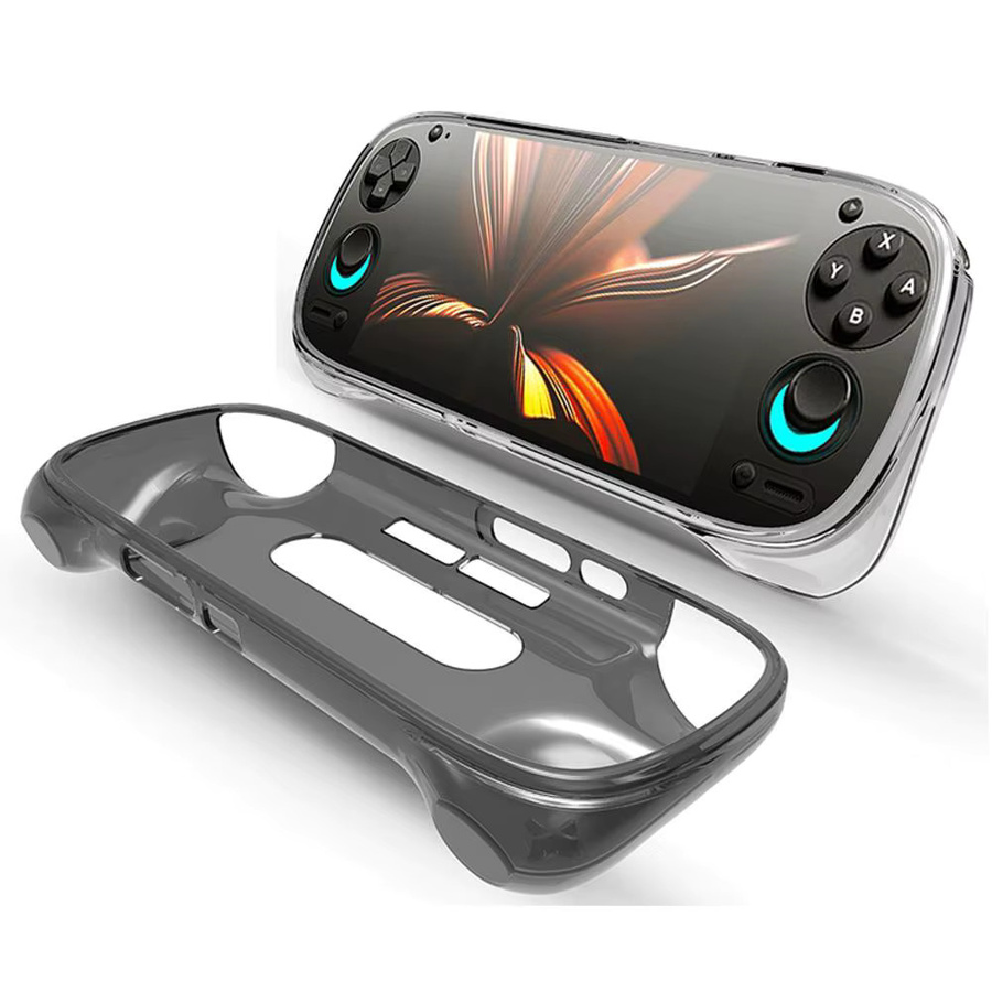 Transparente ergonomische TPU-Griff-Schutzhülle für Retroid Pocket 5 in Weiß - Bild 4