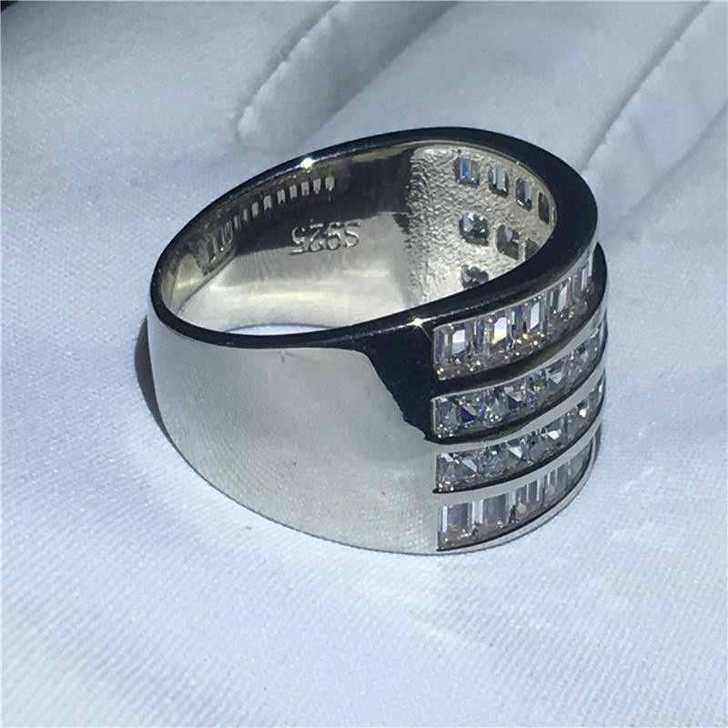Ring Vintage, Silber, Zirkonia, Unisex - Bild 3