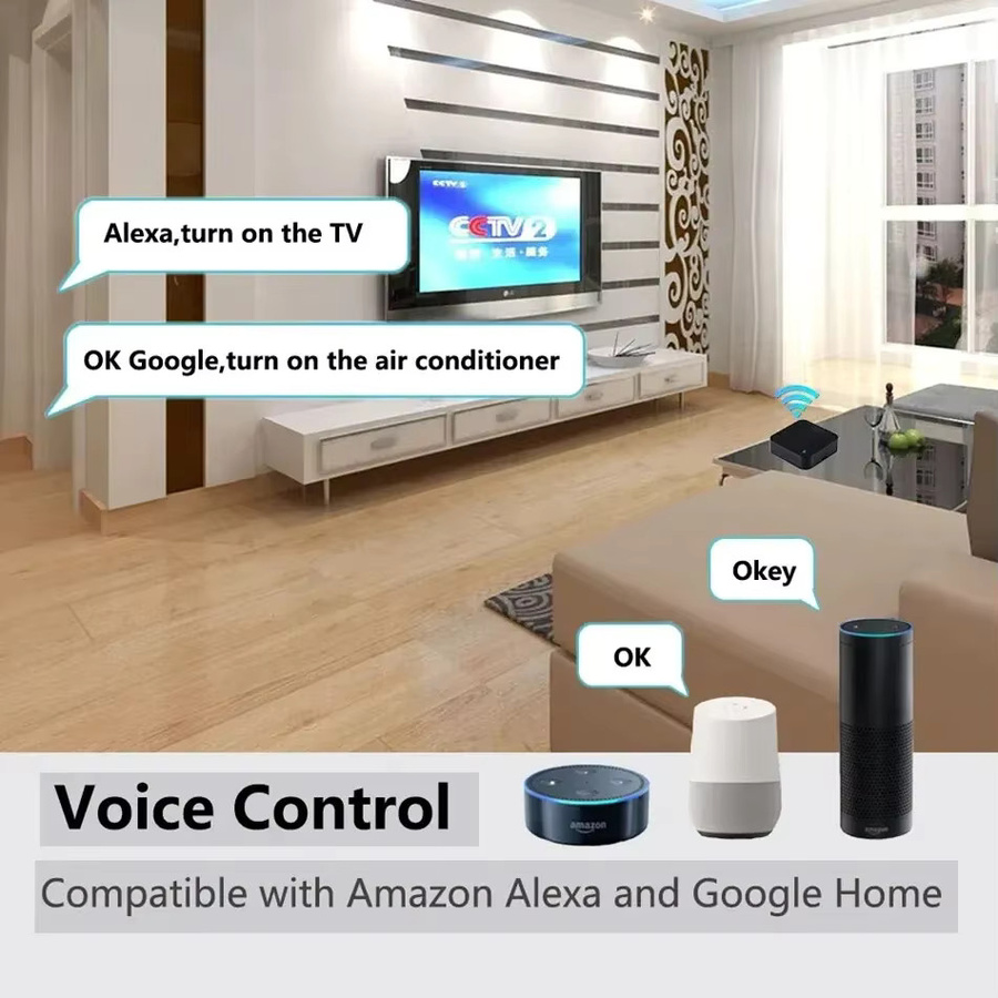 Tuya Smart ZigBee IR Universal Fernbedienung für Smart Home mit Alexa und Google Home, Schwarz - Bild 2