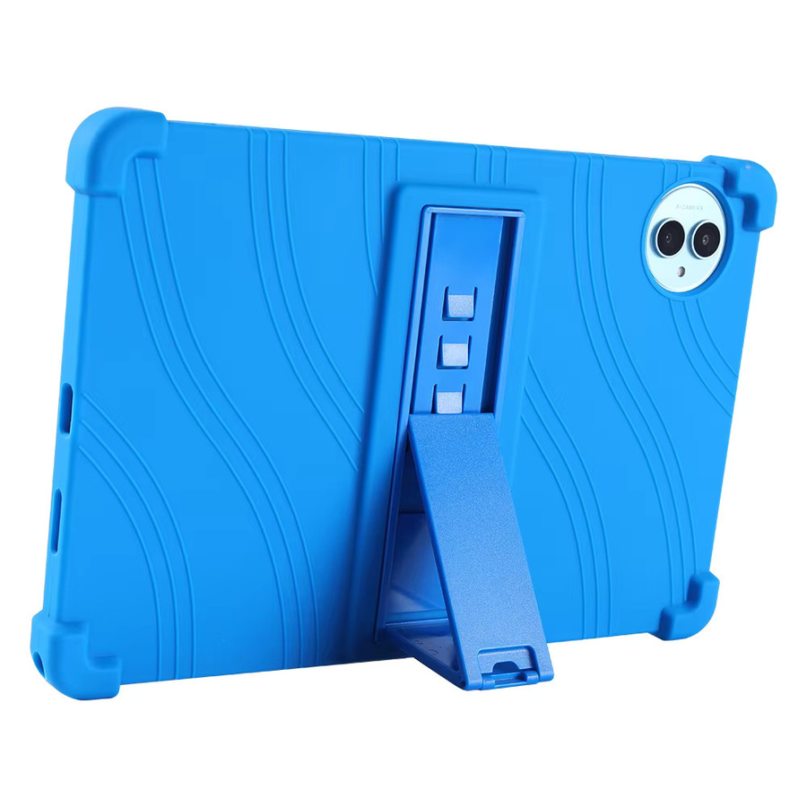Stoßfeste Silikonhülle für Teclast P50T ArtPad Air P50Ai T50HD T50 Pro P50 2024 P50S mit verstellbarem Stand, Farben: Schwarz, Blau - Bild 2
