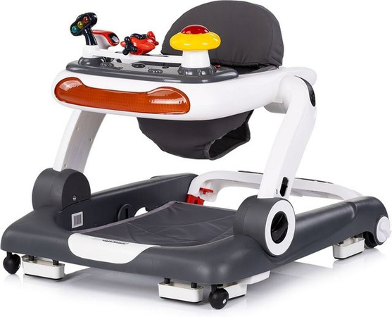 Chipolino little Explorer 4 in 1 Lauflernwagen grau