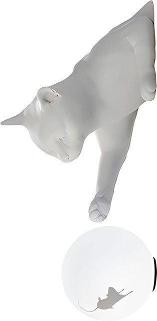 Karman Maoo Wandleuchte in Weiß Matt aus Keramik und Glas mit verstellbarem Design - Bild 1