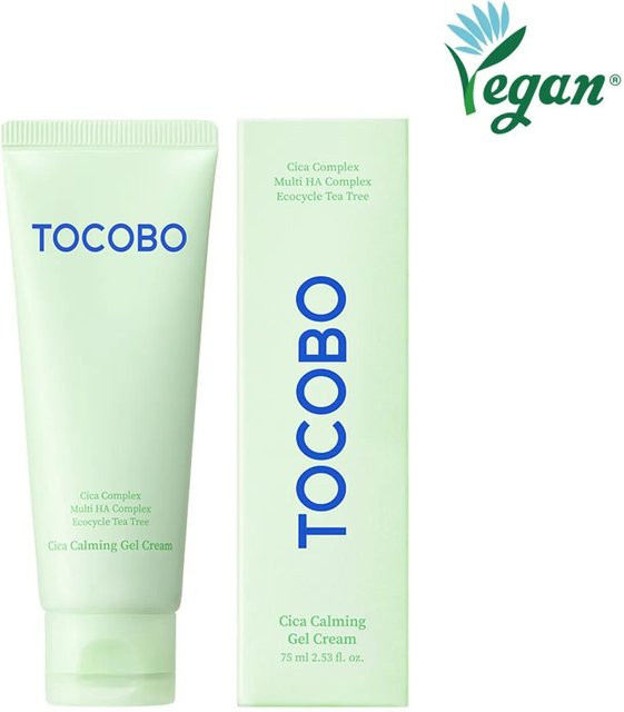 TOCOBO Cica Beruhigende Gel-Creme, 75 ml, mit Centella-Extrakt und Ceramiden - Bild 1