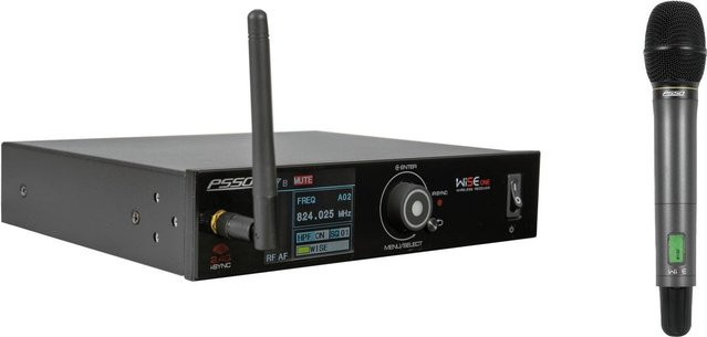 PSSO WISE ONE Set mit dynamischem Funkmikrofon in Schwarz (823-832/863-865MHz) - Bild 1