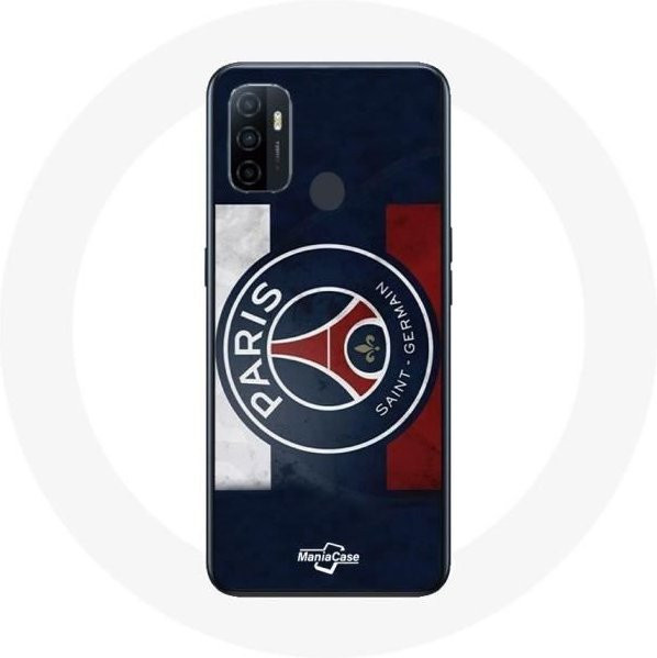 Maniacase Schutzhülle für Oppo A53 mit PSG Logo in Blau - Bild 1