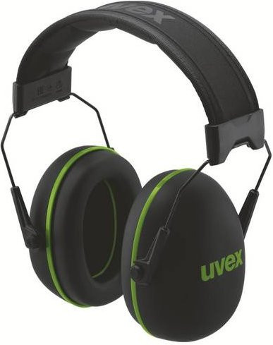 Uvex KX10 2630011 Kapselgehörschutz mit 30 dB Dämpfung in Schwarz-Grün nach EN 352 - Bild 1
