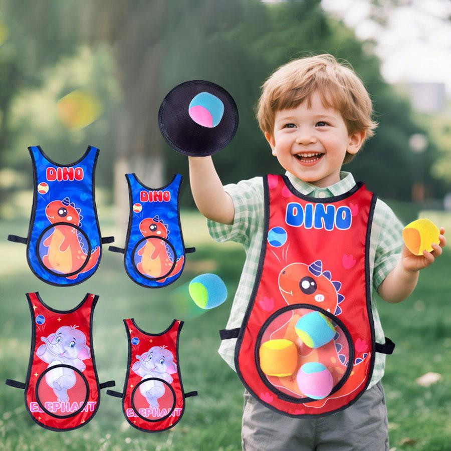 Linyi toy Völkerball Spielsammlung 2-teiliges Set bunt aus Baumwolle - Bild 2
