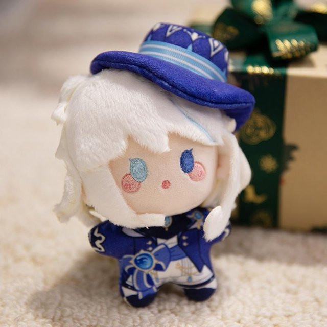 Genshin Impact Wanderer Furina Lyney Lynette Plüsch Schlüsselanhänger, 12cm - Bild 1