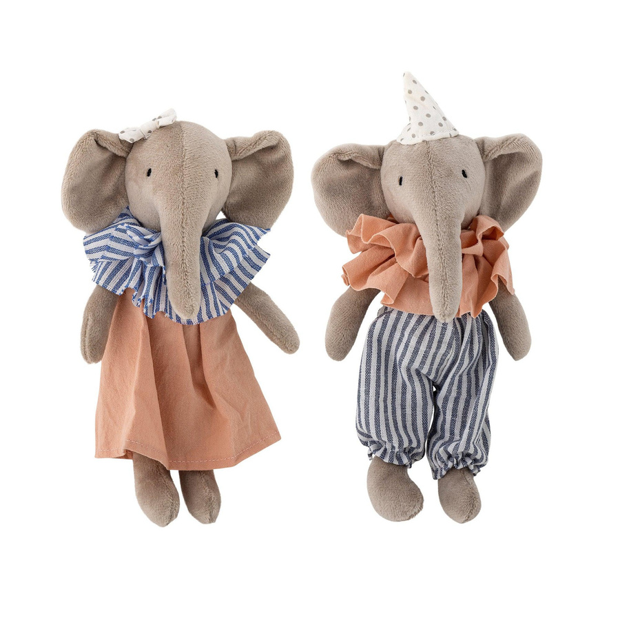 Bloomingville Mini Tiko Elefantenfiguren, 2-teiliges Set - Bild 1