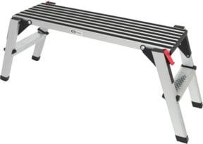 KS TOOLS Aluminium-Sicherheits-Laufbühne in Silber und Schwarz, Länge: 127 cm, Breite: 44,6 cm, Höhe: 49,5 cm - Bild 1