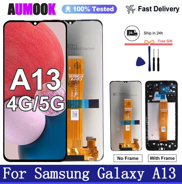 Samsung Galaxy A13 4G 5G LCD Display mit Touchscreen Digitizer Montage in Schwarz für A135 A136 A137 Ersatzteil - Bild 1