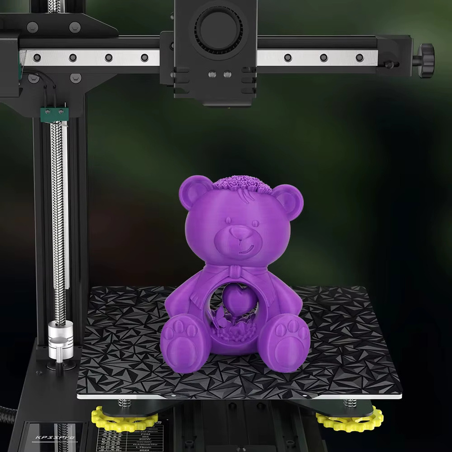 Anycubic Kobra 2 PEO PET Bauplatte, doppelseitiges PEI Federstahlblech in Schwarz, B/T: 230 x 230 mm - Bild 2