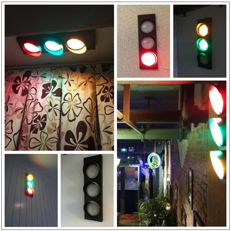 Claeted LED Wandlampe im Industriestil mit Fernbedienung, Schwarz, 15W RGB Vintage Beleuchtung für Wohnzimmer und Bar - Bild 3