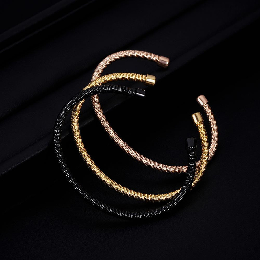 Wucifang Jewelry Armband, Titan, Schwarz, Damen - Bild 1