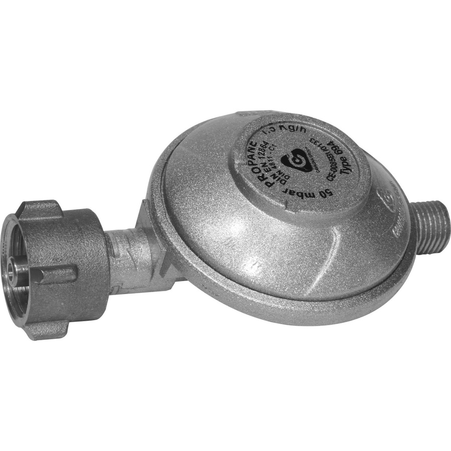 Einstufiger Gasdruckminderer für Jamestown Grills mit 50 mbar und G 12 Anschluss für 5 kg oder 11 kg Gasflaschen - Bild 2