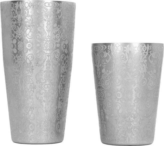 Boston Shaker Set aus 304 Edelstahl mit graviertem Design für Bar und Barkeeper - Bild 1