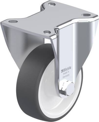 Blickle BH-POTH 100G-1 Bockrolle in Grau und Weiß mit Stahlgehäuse, Rad-Durchmesser: 100 mm, Tragfähigkeit (max.): 300 kg - Bild 1
