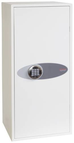 Phoenix Fortress KS0043E KS0040-Serie elektronischer Schlüsseltresor mit Schlüsselhakenleiste und Zahlenschloss in Weiß - Bild 1