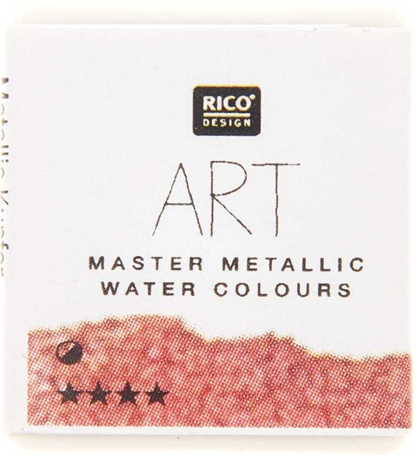 Rico Design ART Master Metallic Aquarellfarbe Kupfer halbes Näpfchen - Bild 1