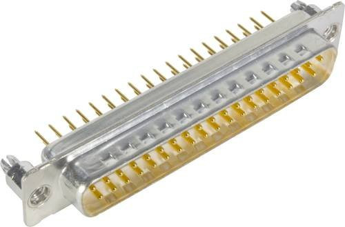 HARTING Steckverbinder 09 67 461 6701 09674616701 Polzahl: 37 Löten Farbe: Silber - Bild 1