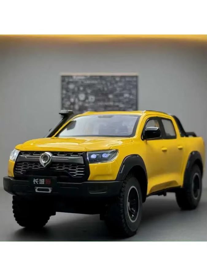 Great Wall Motor GWM Poer Alloy Muscle Car Modellauto, 1:24, mit Sound und Licht, Rückziehfunktion - Bild 3