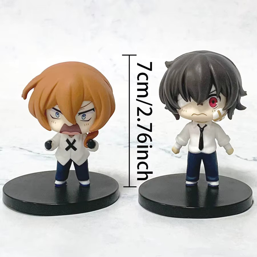 Bandai Bungou Stray Dogs Dazai Osamu Actionfigur, 7cm, Kunststoff - Bild 2