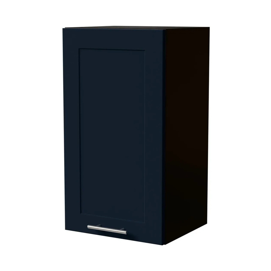 Feldmann-Wohnen Hängeschrank Oslo W2/40 in Schwarz und Indigo Matt mit Soft-Close-Türen, B/T/H: 40 x 32,5 x 72 cm - Bild 2