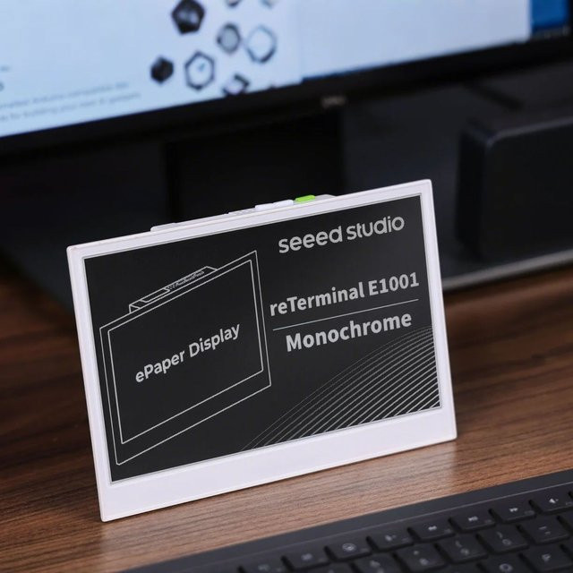 Seeed Studio reTerminal E1001 Monochromes E-Paper-Display, 7,5 Zoll E-Ink-Bildschirm-Dashboard mit ESP32-S3 in Weiß für Home Assistant, TRMNL und Arduino - Bild 1