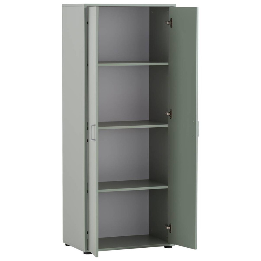 Hochschrank Niels von Möbelpartner in Pistazie mit Soft-Close-Türen, B/H/T: 65 x 163,6 x 41 cm - Bild 2