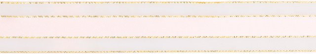 Rico Design Organzaband Rosa/Gold aus Nylon und metallisiertem Polyester, Breite: 2,5 cm - Bild 1