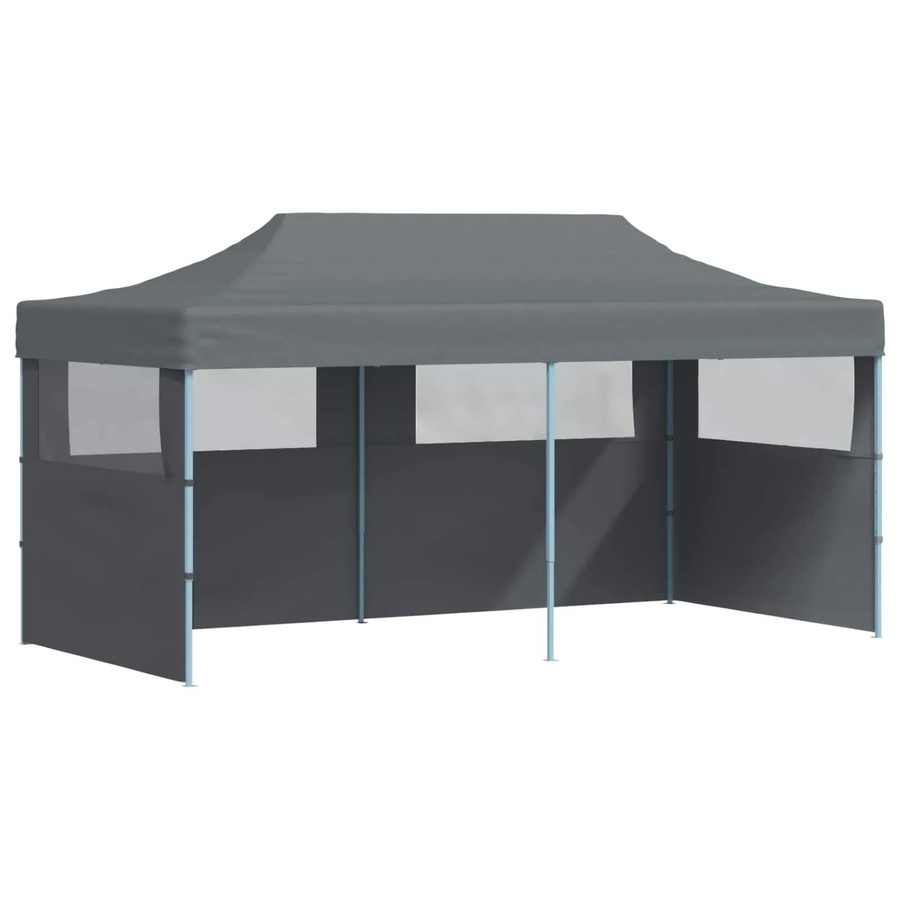 vidaXL Party-Zelt aus Oxford-Stoff und Stahl in Anthrazit, B/T/H: 580 x 291 x 315 cm - Bild 2