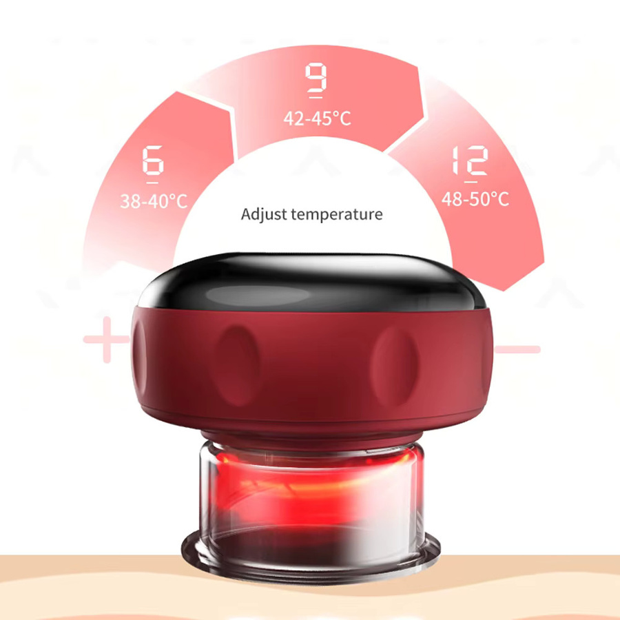 SALORIE Elektro-Schröpftherapie-Massagegerät, Unisex, Schwarz - Bild 2