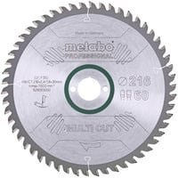 Metabo Multi Cut Professional Hartmetall Kreissägeblatt für Holz, Metall und Kunststoff, Farbe: Silber, Durchmesser: 216 mm, Bohrung: 30 mm, Zähnezahl: 60 - Bild 1