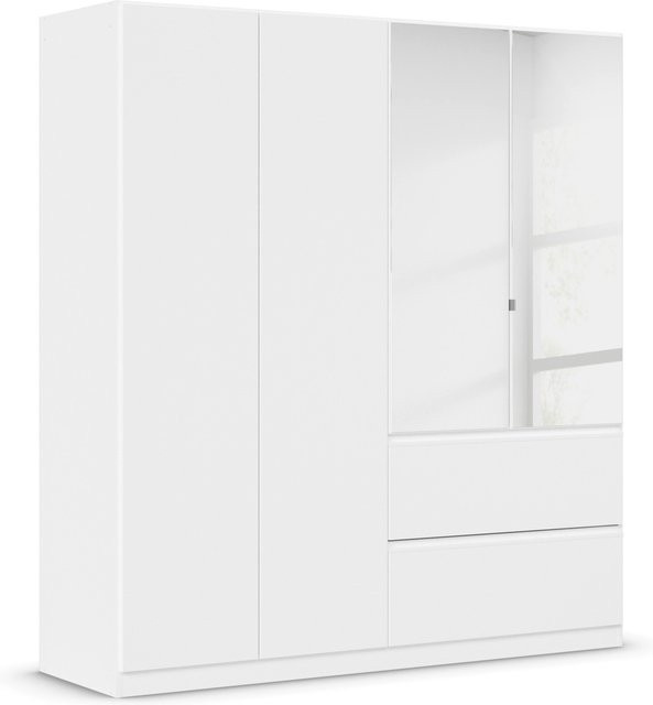 RAUCH BLUE Costa Drehtürenschrank mit Spiegel in Alpinweiß, B: 181 cm, H: 197 cm, T: 54 cm - Bild 1